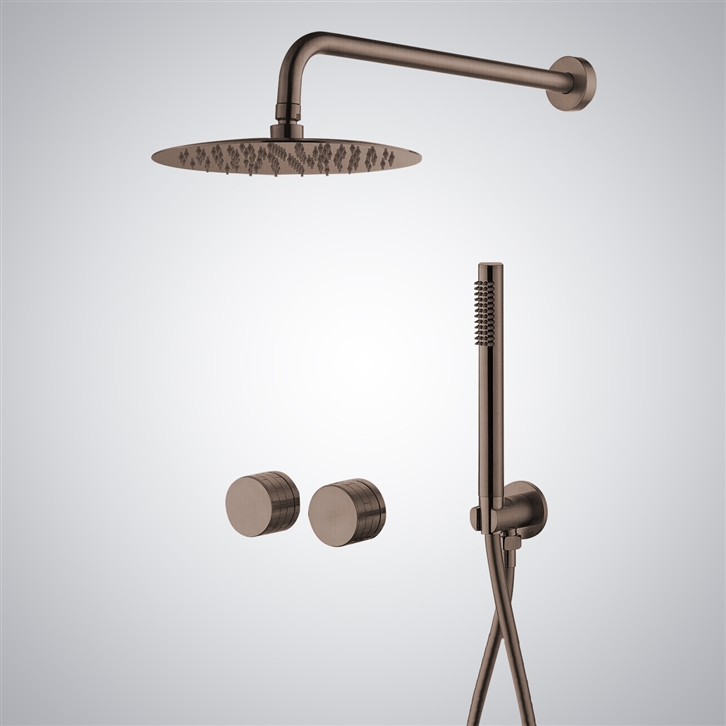 Fontana Pisa In Oil Rubbed Bronze Finish Modern Shower System