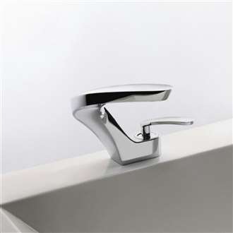 Venice Contemporary Design Bathroom Sink Commercial Tap BIM Object Chrome Finish