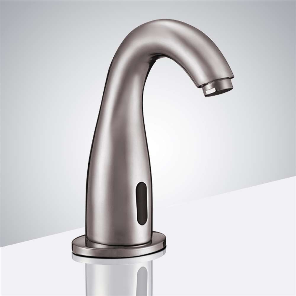 Fontana Plato Automatic Commercial Brushed Nickel Sensor Faucet