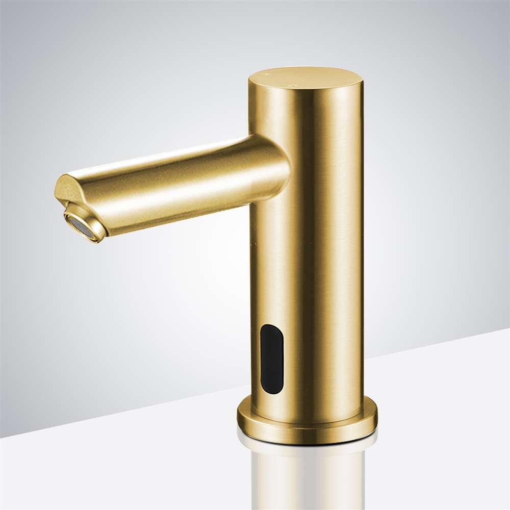 Fontana Solo Commercial Brushed Gold Automatic Touchless Sensor Faucet