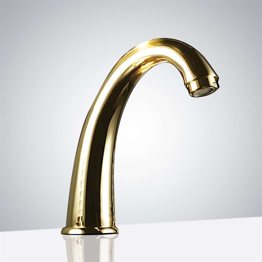 Built-To-Last Commercial Fontana Smart Infrared Automatic Sensor Faucet in Rose Gold