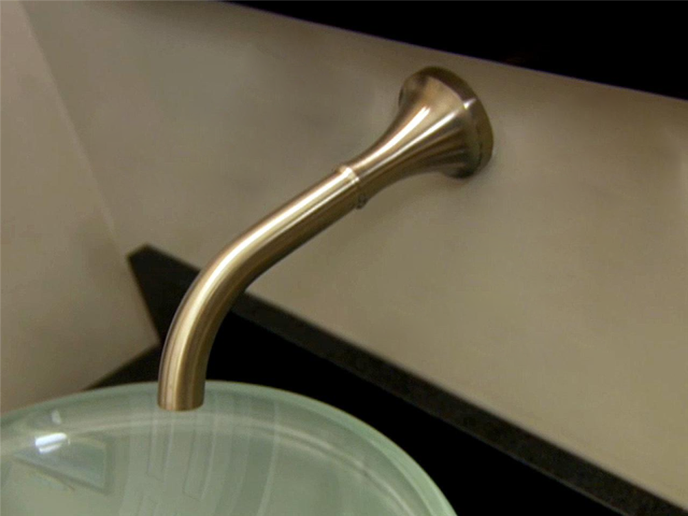 Antique Gold Electronic Commercial Sensor Faucets that are Built to Last The Fontana Commercial Smart Infrared Automatic Motion Sensor Faucet