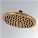 Leonardo Antique Brass Rain Shower Head â€“ FontanaShowers FS-5787