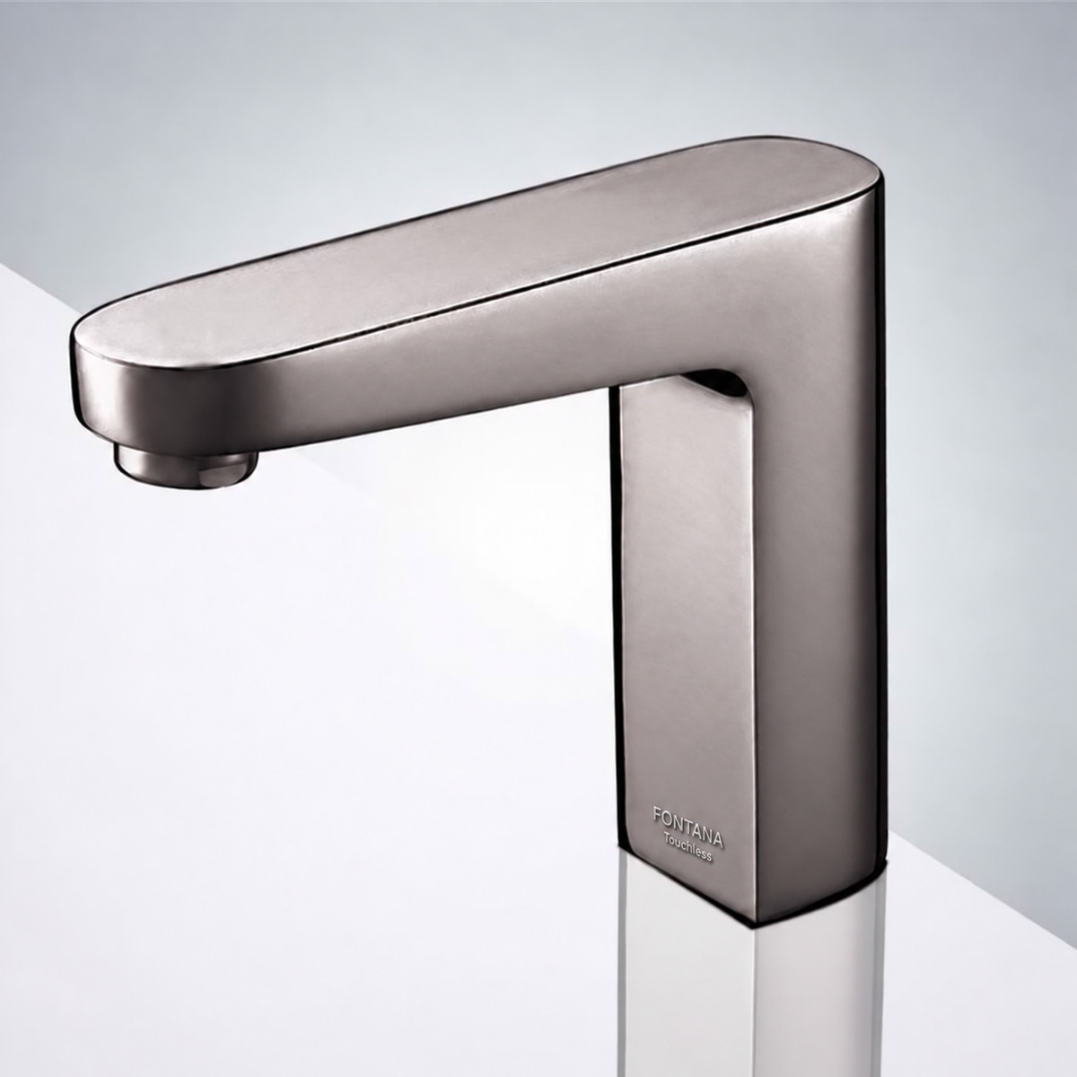 Fontana Touchless Basin Automatic Commercial Brushed Nickel Sensor Faucet