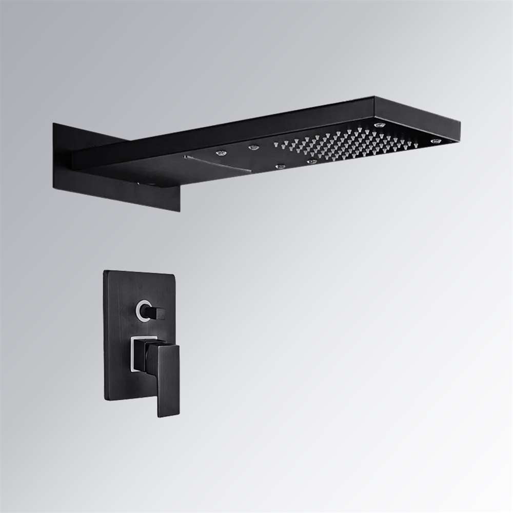 Fontana Romo Oil Rubbed Bronze LED Color-Changing Shower Set