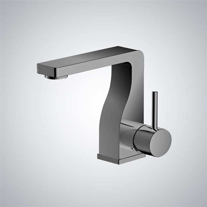Fontana Gun Metal Gray Pulse Single Handle Faucet