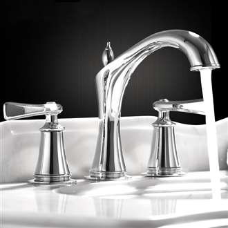 Reno Luxueux 8 Inch Chrome Widespread Danzi Bathroom faucet