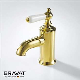 Lubbenau Brilliant Gold Finish Commercial faucet Revit Families Brass Body