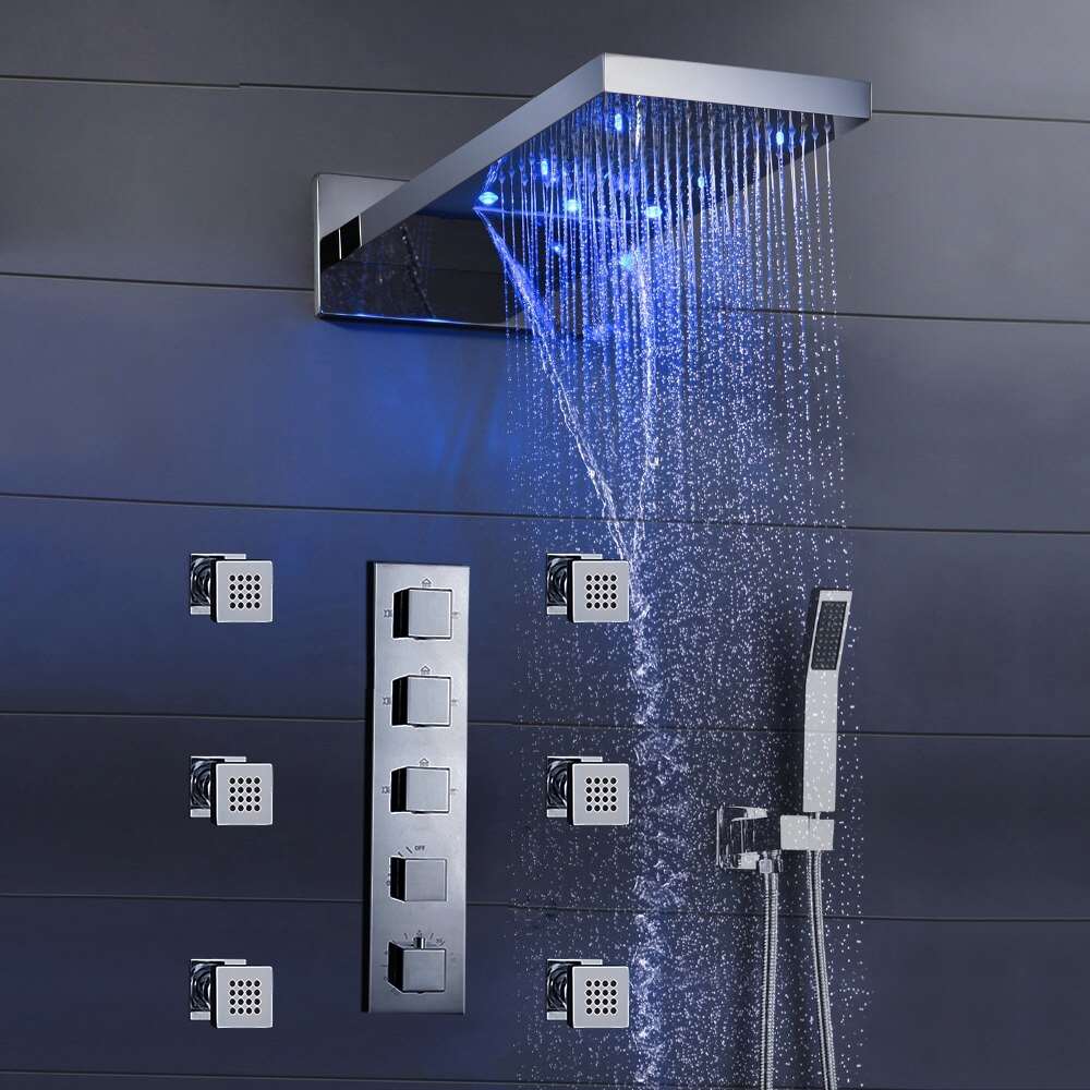 Fontana Mugla 22 LED Rain Shower Set