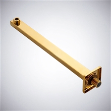 Wall Mounted Brass Golden Shower Arm G1/2 Fixed Pole/Holder for Showerhead