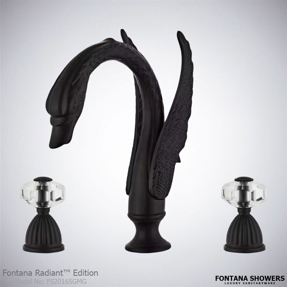 Fontana Radiant Flow Oil Rubbed Bronze Swan Faucet