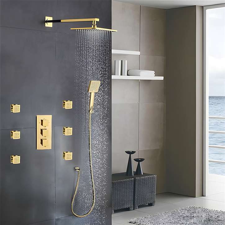 Gold Shower Head System