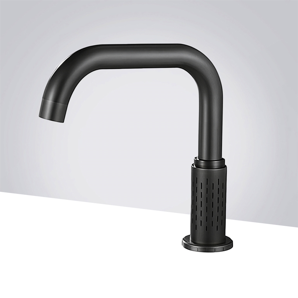 Fontana Elara Gun Metal Gray Touchless Deck Mounted Faucet
