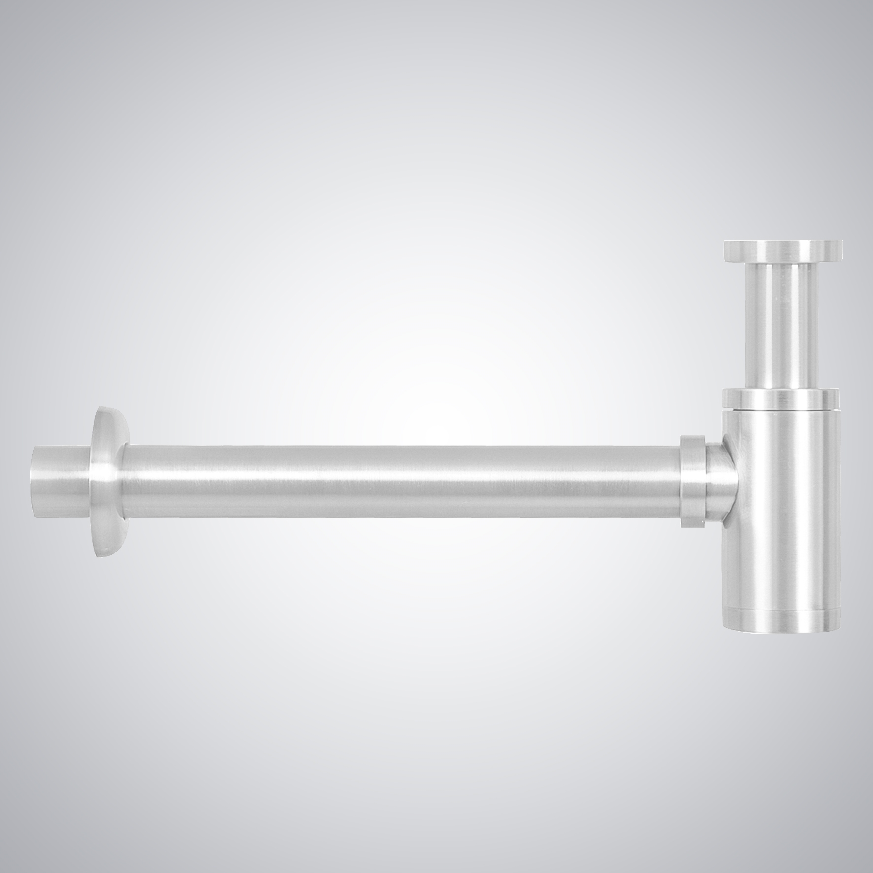 Fontana's Chic 1.25-Inch Circular Sink Drain In Matte White Elegance