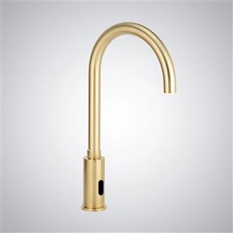 Fontana Commercial Brushed Gold Plated Automatic Motion Sensor Faucet