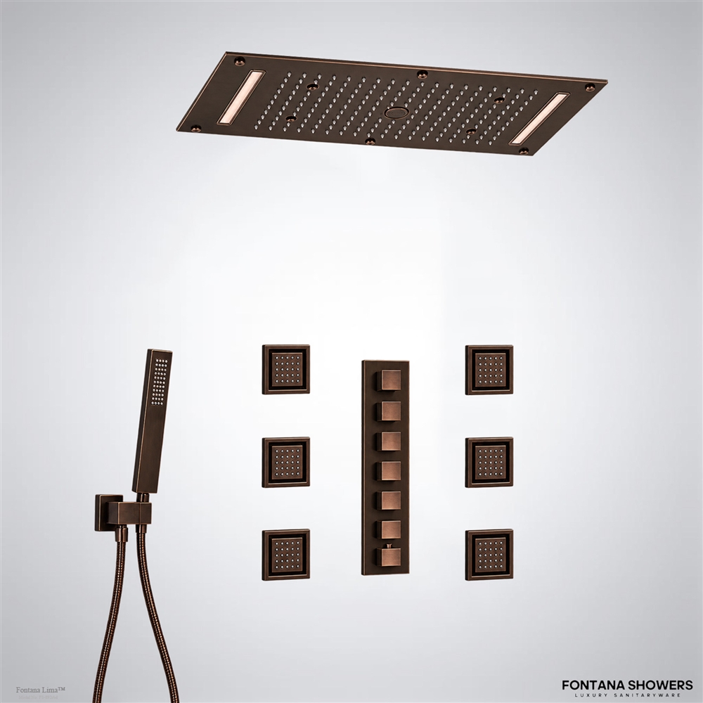 Fontana Lima Rainfall Waterfall Shower System