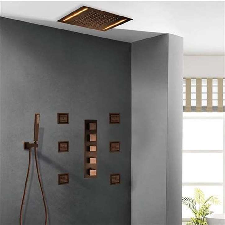 Bronze LED Shower System
