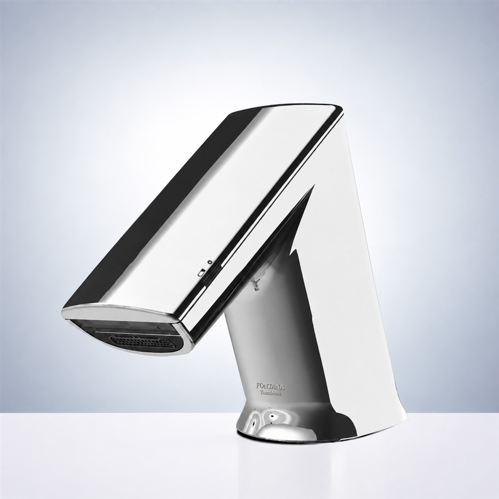 Fontana Verona Deck Mount Chrome Automatic Hands Free Commercial Soap Dispenser