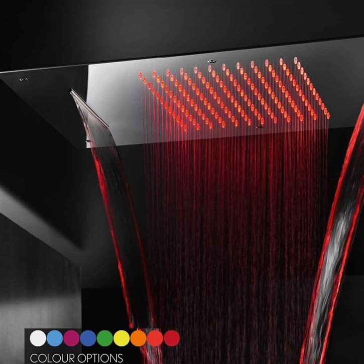 Large Shower Head With Lights