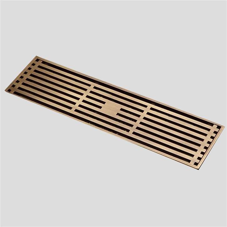 Fontana Floor Mount Antique Style Bathroom Shower Drain System