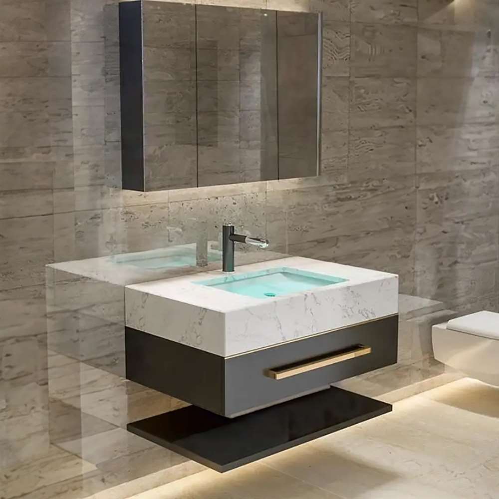 Fontana Modern European Wall Mounted Bathroom Furniture