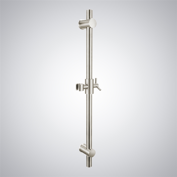 Fontana In a Brushed Nickel Finish Hand Shower Sliding Bar With Adjustment Holder