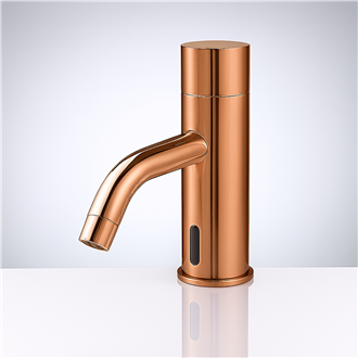 Fontana Rose Gold Brass Commercial Automatic Motion Sensor Faucet