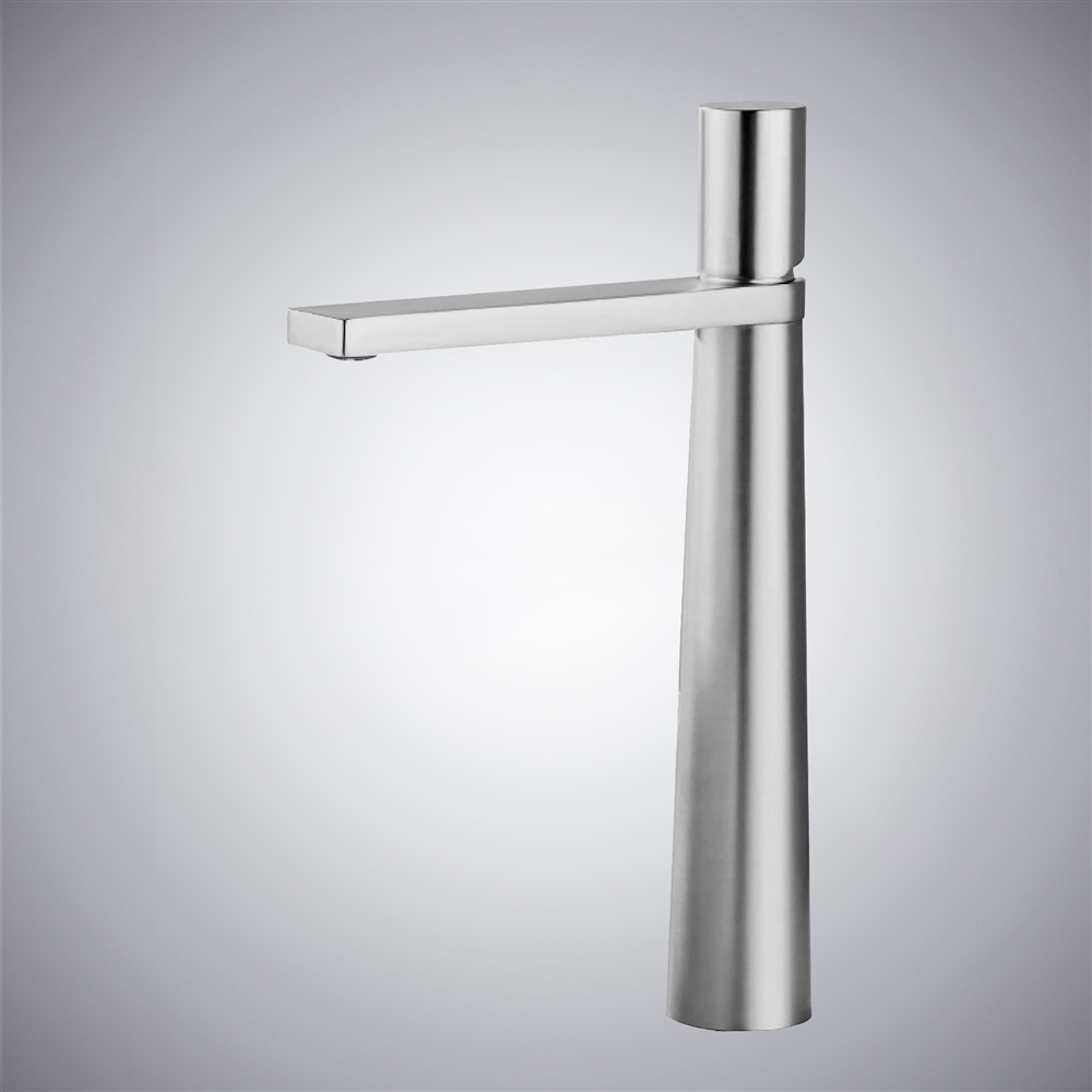 Fontana Sandwell in Chrome Finish Deck Mounted 12 Inches Tall Vanity Faucet