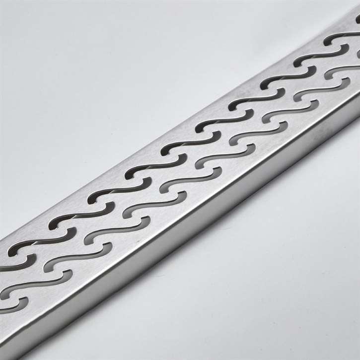 Fontana New Design Stainless Steel LED Shower Linear Drain