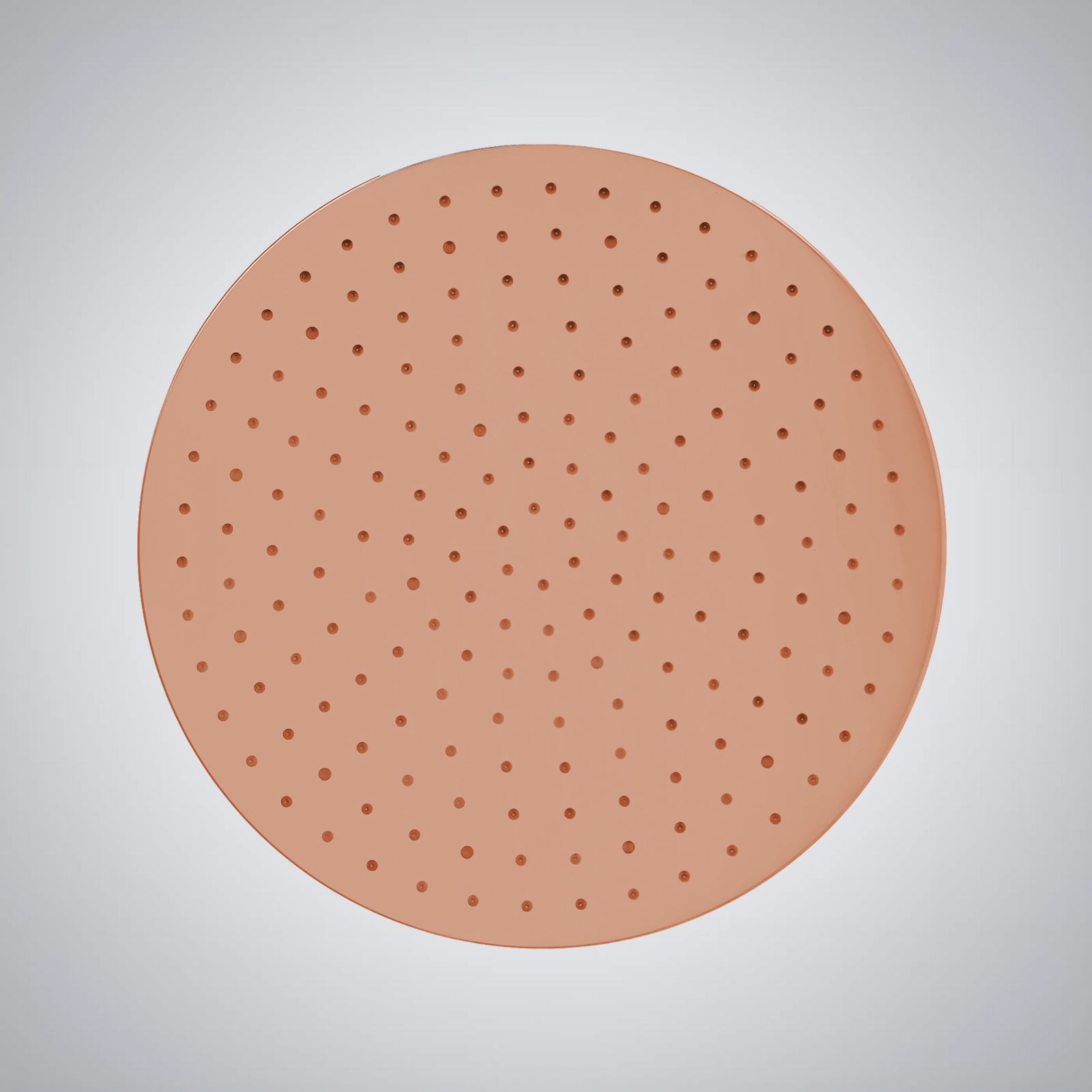 Fontana 10" Rose Gold Round LED Rainfall Showerhead