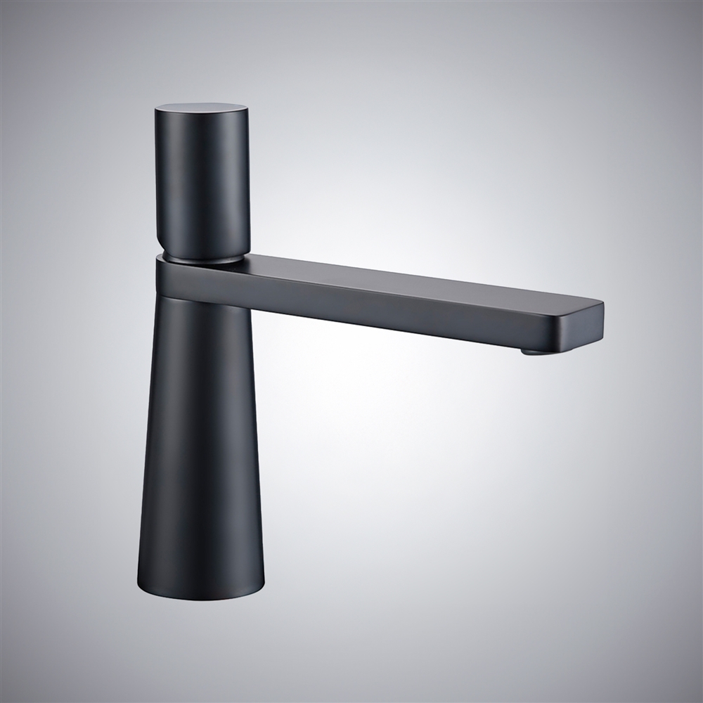 Fontana Lifford in Gray Finish Deck Mounted 7 Inches Short Vanity Faucet