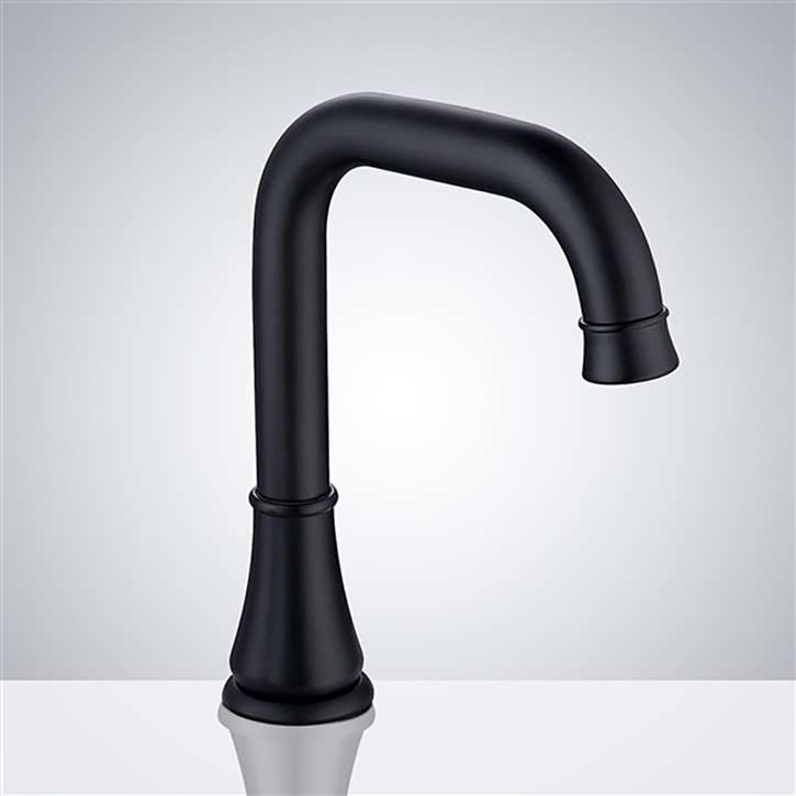 Black Touchless Bathroom Faucet