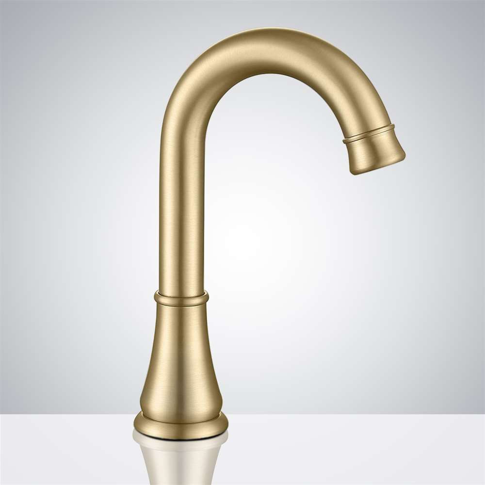 Fontana Commercial Design Brushed Gold Touchless Sensor Faucet