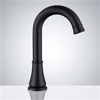 Fontana Commercial Black Touchless Automatic Sensor Faucet