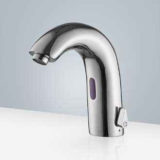Touchless Bathroom Faucet BIM File Chatue Commercial Temperature Control Automatic Hands Free Sensor Faucet