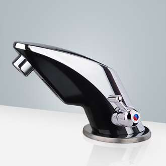Moen Touchless Bathroom Faucet  Verna Commercial Temperature Control Chrome Automatic Sensor Faucet