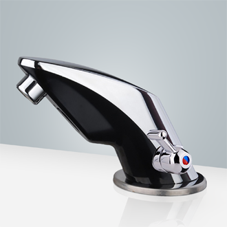 Verna Commercial Temperature Control Chrome Touchless Bathroom Faucet