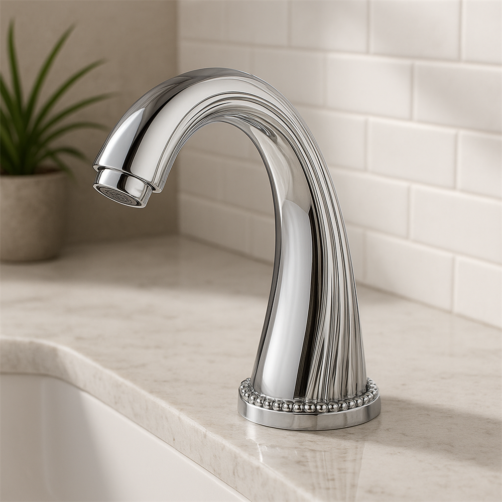 Fontana MotionPure Chrome automatic touchless commercial bathroom faucet FS10002CH