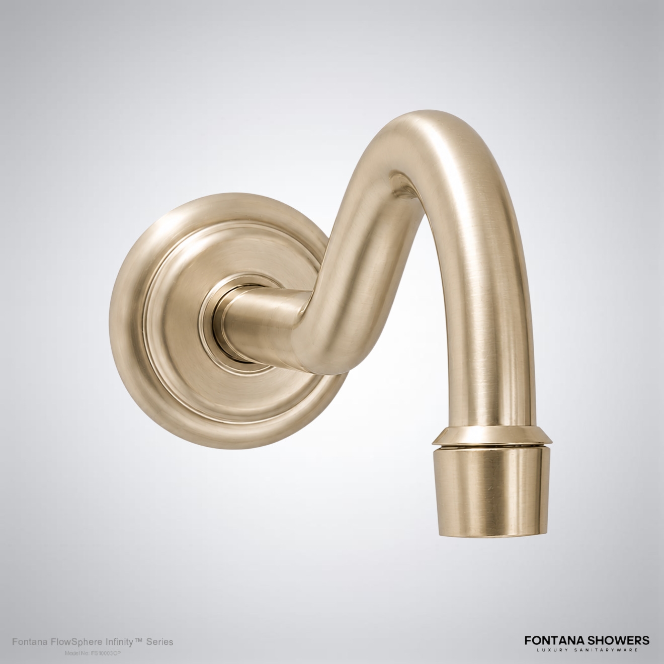 FlowSphere Series Champagne Automatic Sensor Bathroom Faucet FS10003CP