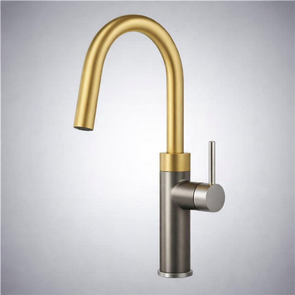 Fontana Flux Collection â€“ Brushed Gold & Gun Metal Gray