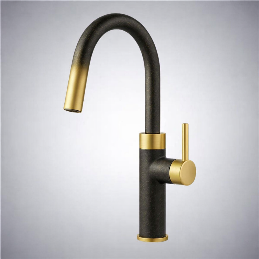 Fontana Flux Collection â€“ Matte Black & Gold