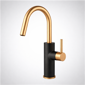 Fontana Flux Collection â€“ Matte Black & Rose Gold