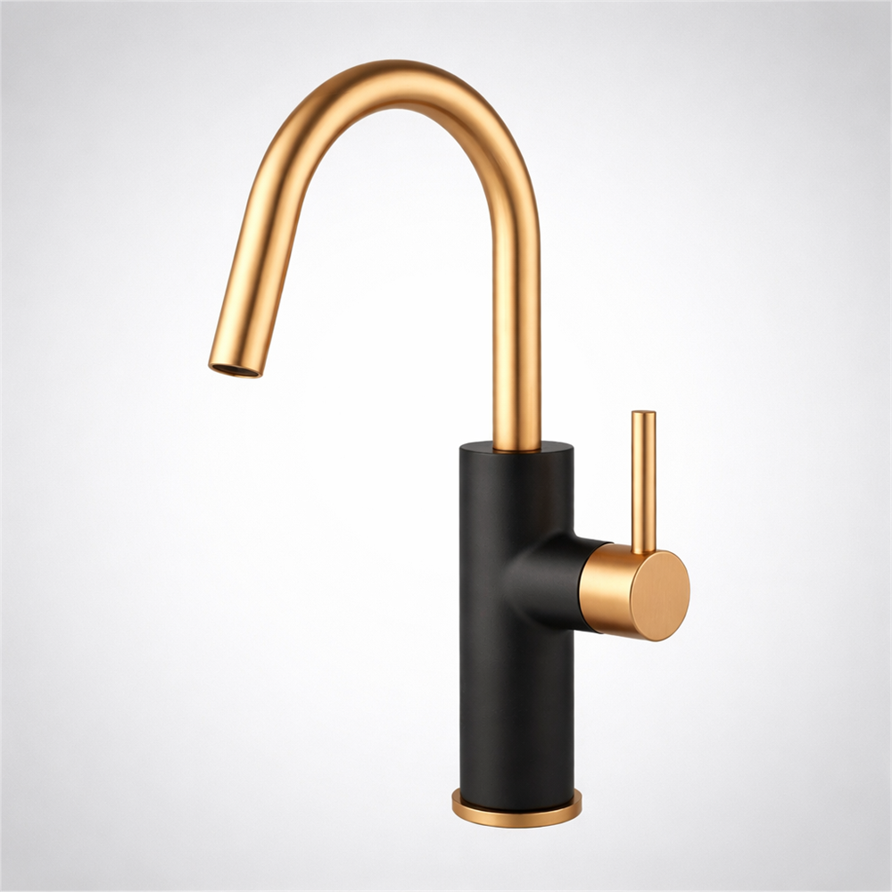 Fontana Flux Collection â€“ Matte Black & Rose Gold