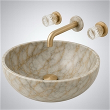 Fontana Cylindra Stylish Wall-Mounted - Brushed Gold