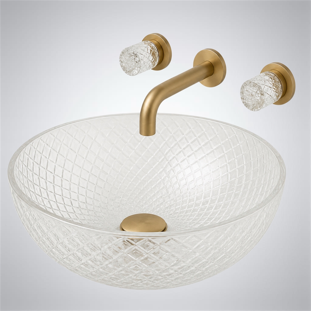 Fontana Cylindra  Luxe Wall-Mount  â€“ Champagne Edition
