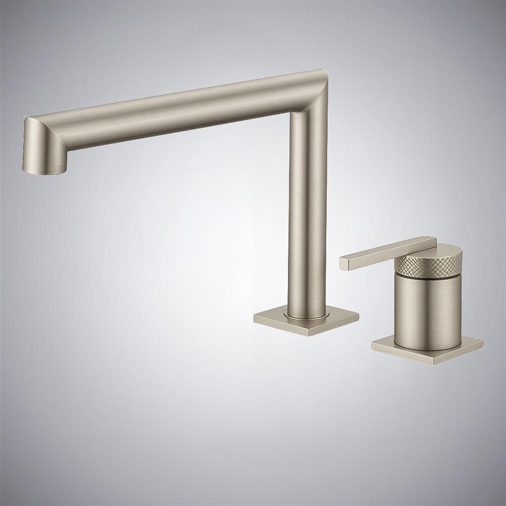 Fontana EliteCraft Brushed Nickel Deck Mounted Bathroom Faucet