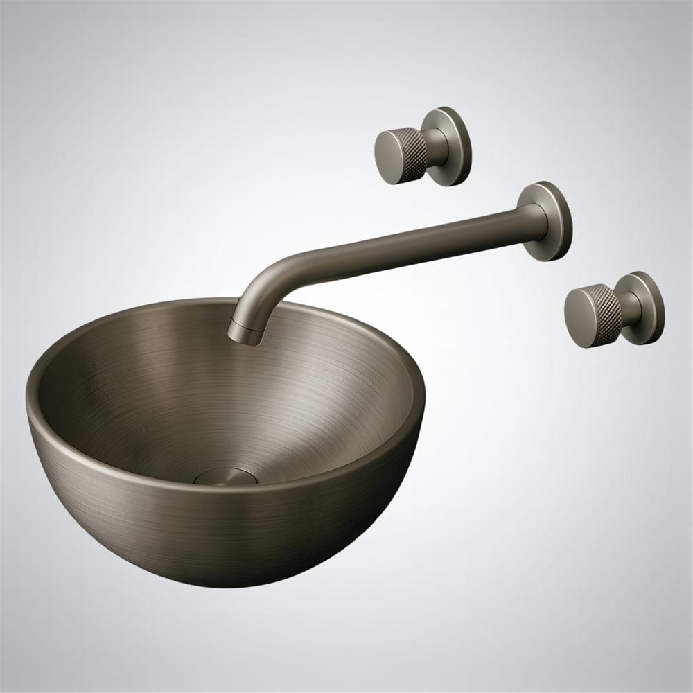 Fontana Cylindra Wall-Mount  Ultra - Brushed Nickel