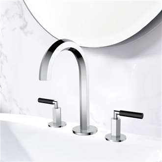 Chicago Luxury Style Double Handle Bathroom BIM Object Sink Faucet 
