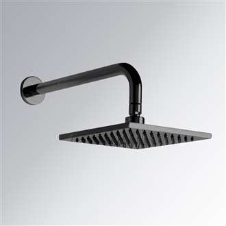 Luxury square rainfall shower head in, Oil Rubbed Bronze Square Rainfall Shower Head