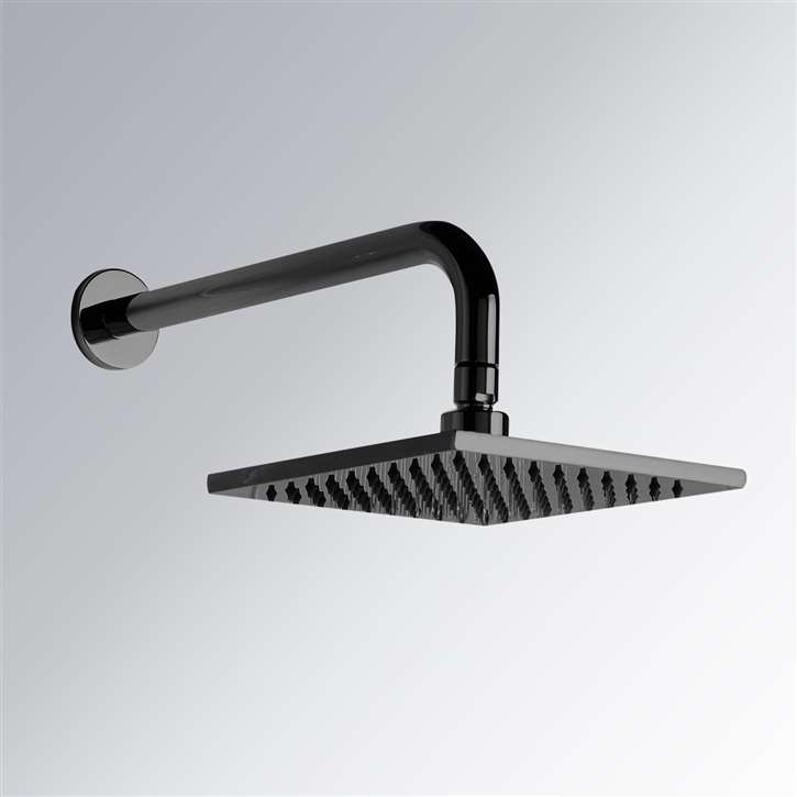 Luxury square rainfall shower head in, Oil Rubbed Bronze Square Rainfall Shower Head